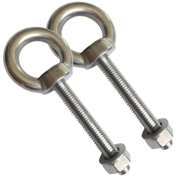 INCH Stainless Steel M10 Shoulder Eye Bolts 3/8