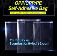 Sacos de empacotamento do celofane plástico de CPP/PET para a roupa, bagplasti plástico barato biodegradável do bagease dos sacos de vestuário de OPP CPP