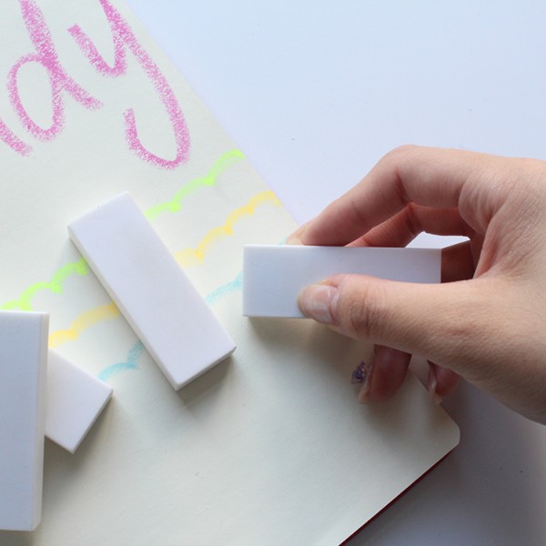 wholesale high quality cheap price office white rubber eraser