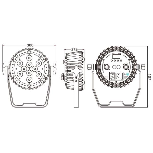 RGBW Outdoor Par Can