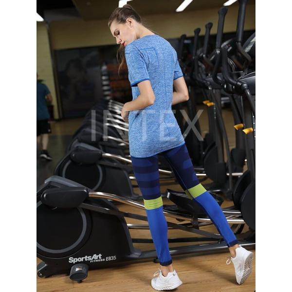 Seamless Knit Yoga Thermal Tops Moisture Wicking Breathable