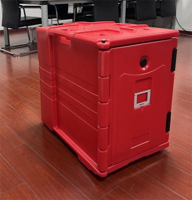 90L Commercial Catering Keep Cold Warm Transport Container Holding Cabinet Thermo Box Red