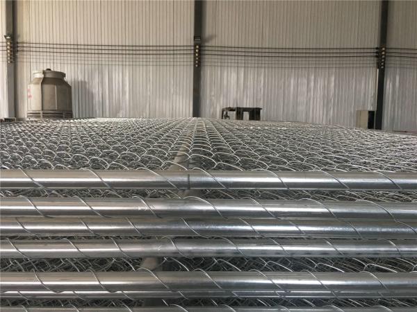 chain link temporary construction fence panels 6FT X 10F Mesh 2 3/8  x 2 3/8 ( 60mm x 60mm ) x 12 gauge wire