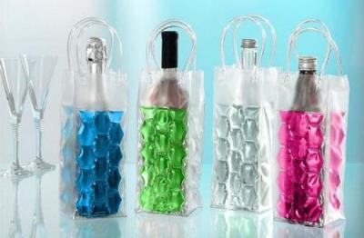 Reusable Plastic Wine Bottle Cooler Bags For Wine / Beer Packing