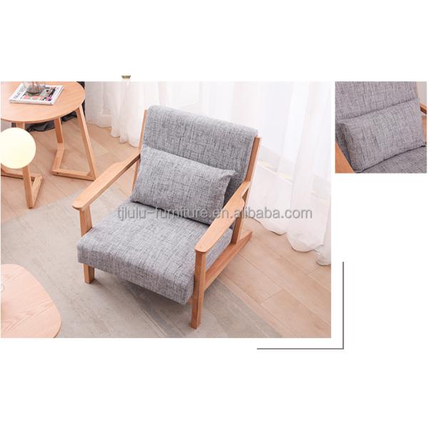 Single Couch Living Room Sofas with Removable Cover and Nordic Lazy Sofa Chair