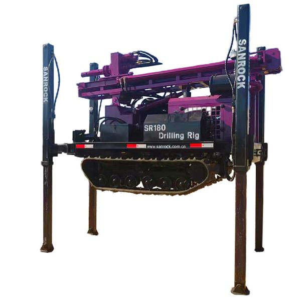 6000 кг портативная гидравлическая буровая установка для бурения с диаметром 140-320 мм