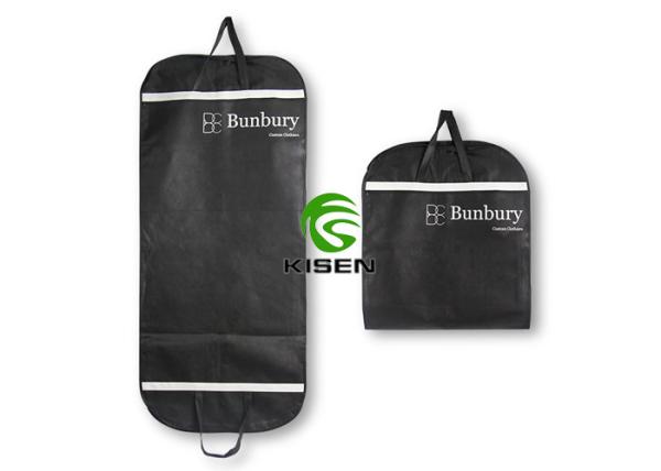Luxury Dustproof Suit Protector Garment Bag , Non Woven Plastic Garment Bags With Zipper
