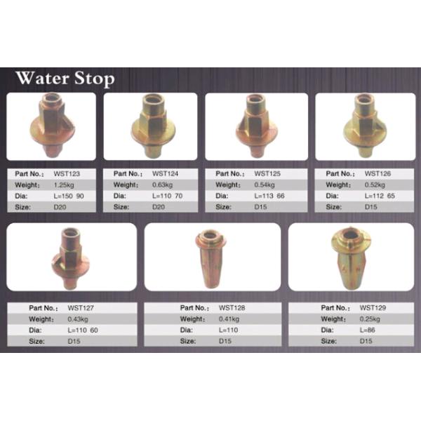 Concrete Scaffolding Spare Parts Ductile Iron Water Barrier Water Stopper