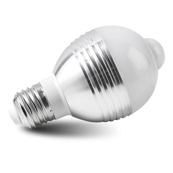 E26 PIR Motion Sensor Light Bulb 5W / 7W Motion Detection Lights