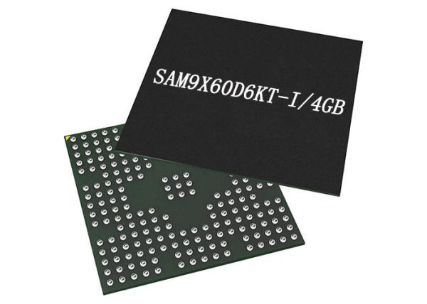 Microprocesador IC 600MHz 196-TFBGA de Chip Integrated Circuit SAM9X60D6KT-I/4GB
