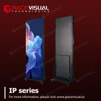 Affichage LED de la série IP: Design ultra-mince de 45 mm. Refresh 3840Hz. Monture murale/plafond. Panneau LED économe en énergie de 200W avec un angle de vision de 160°.
