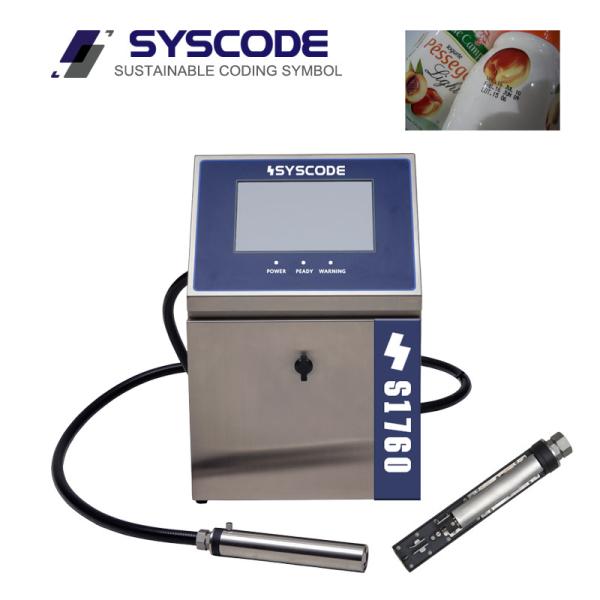 3ms Nozzle Continuous Inkjet Printer Food Packaging Industrial Ink Jet Coders