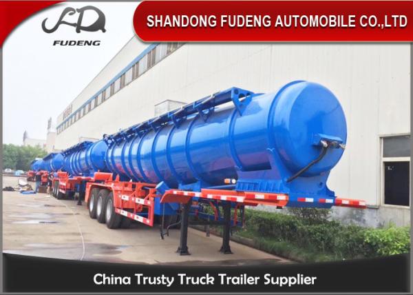 2 / 3 Axles sulfuric acid storage fuel tanker semi trailer with 20000 liters capacity