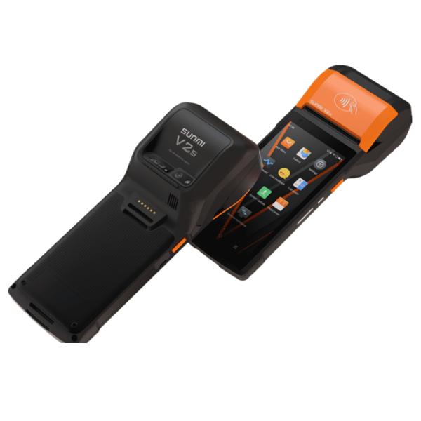 4G Smart 5-дюймовый портативный POS-машина 16 ГБ с Android 11 Sunmi V2S