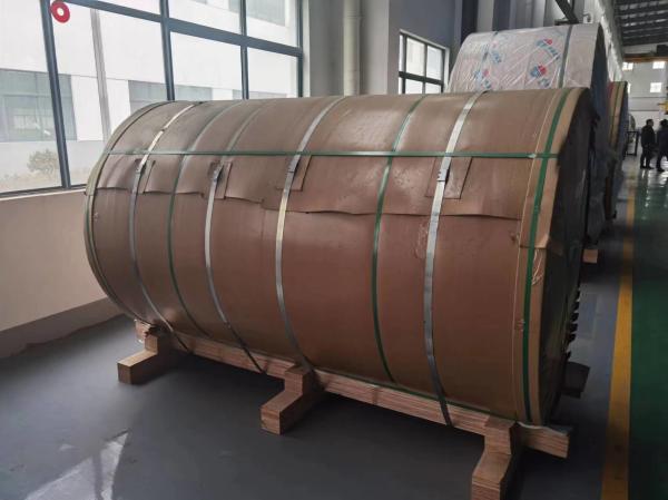 2000mm Ultra-Wide Alloy 5052 H46 High Glossy White Color Coated Aluminum Coil Used For Van & Truck Box Making