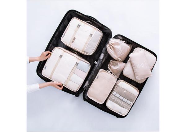 MultiFunction Travel Storage Bags / Travel Luggage Organizer 8pcs A Set For Clothes