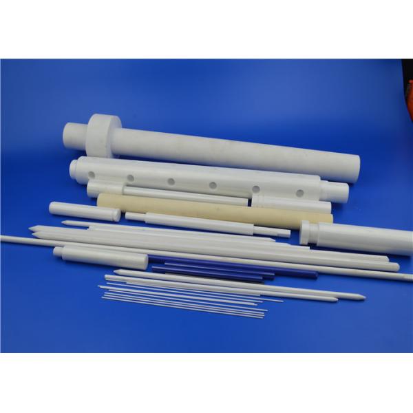Blue White Zro2 Zirconia Ceramic Rod 1mm 2mm Ceramic Round Bar
