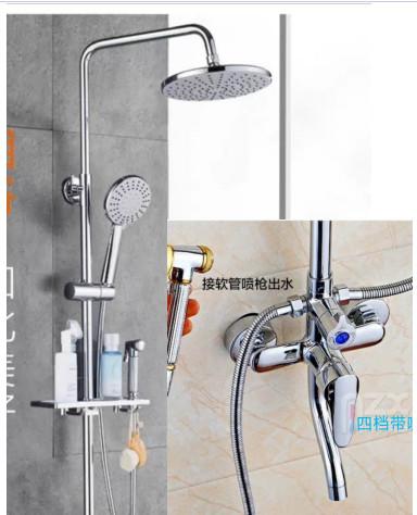 Wall Mounted Shower Head Complete Set Shower Faucet And Head Set Combo 10 Inch