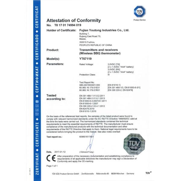 Station météorologique numérique ABS sans fil à l'intérieur et à l'extérieur