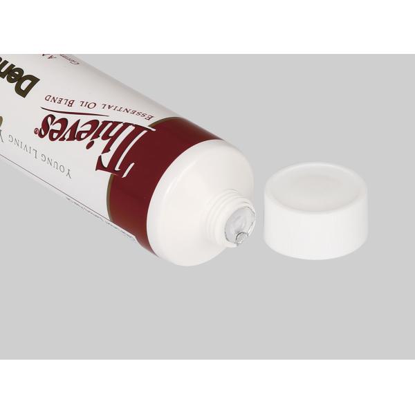 Les tubes cosmétiques faits sur commande de D35mm 35-110ml vident la compression en plastique de crème de main avec la vis de rayure verticale sur le chapeau
