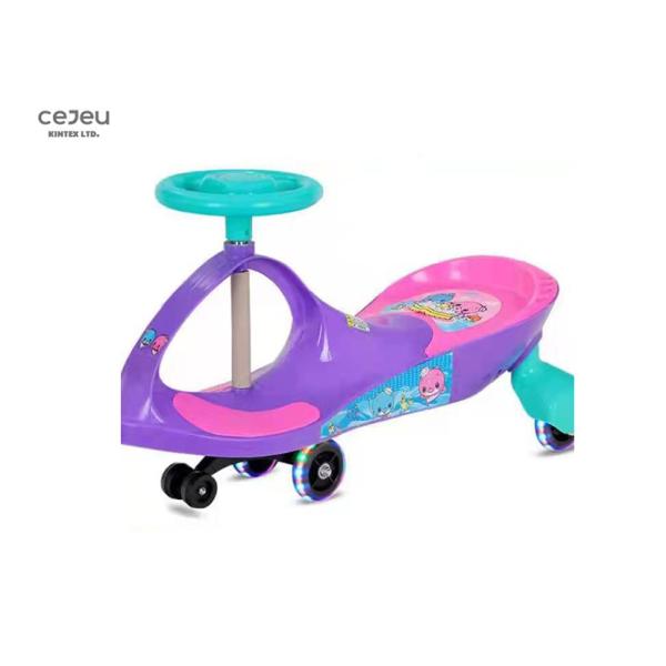 Пинк 3 года - olds едут на универсалии автомобиля 82*52*40CM Wiggle управляя