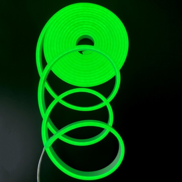 Waterproof RGB LED Neon Flex strip featuring 100 LEDs per meter and consumption designed for versatile lighting installations