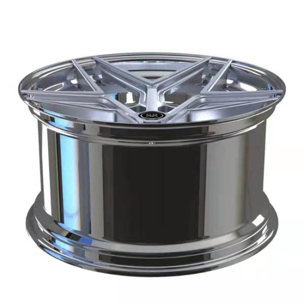 19inch 19x10 19x10.5 2 Piece Forged Wheels Toyota Supra Stepped Lip Polished Rims