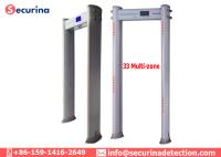 La promenade d'écran de 7 pouces par la colonne elliptique de porte de détecteur de métaux adoptent le cadre de porte d'ABS
