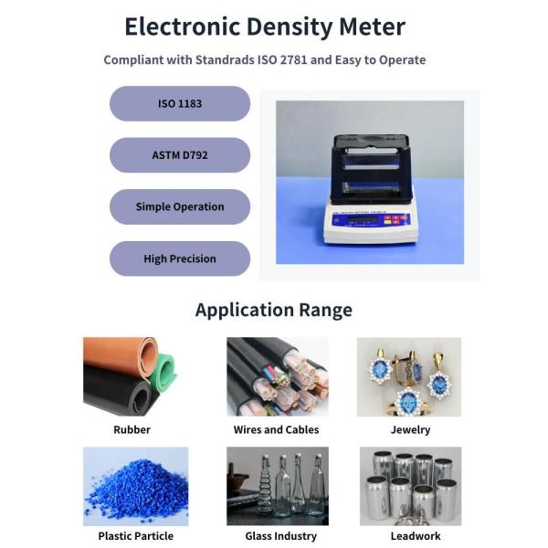 Chemical Hydrostatic Electronic Density Tester Densimeter Analyser 60r/Min