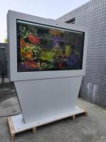 Outdoor Floor Stand Digital Menu Tv Enclosure Monitor 65inch 55inch 43inch Landscape Screen Kiosk