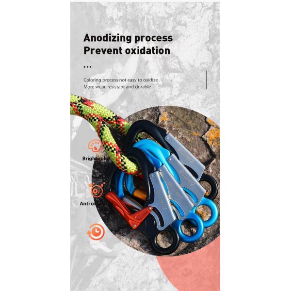 Arranca de escalada mango ergonómico sujeción segura exploración al aire libre