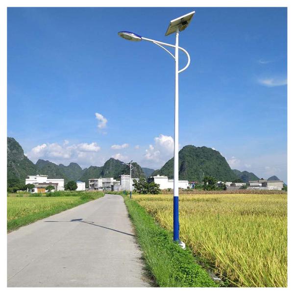 30 Watt Led Solar Street Light All In One 6m 8m Outdoor Road Single Arm Induction