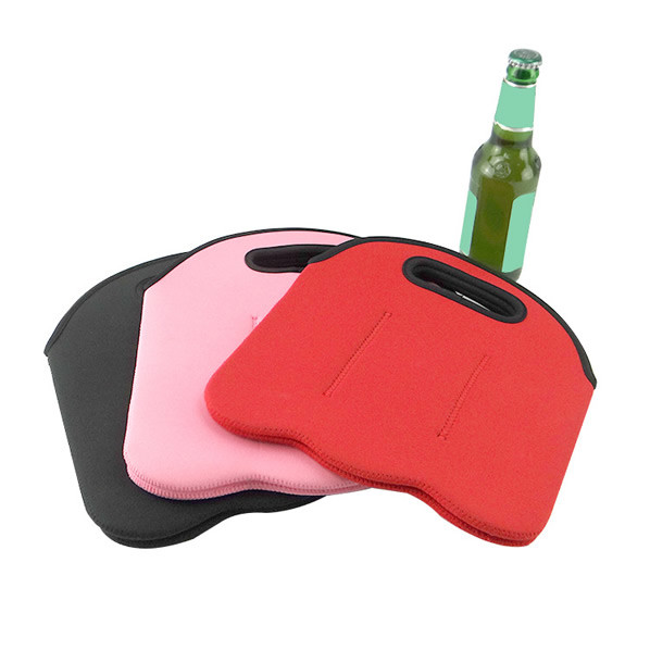 Neoprene 6 -pack bottles beer cooler holder bag/ Insulated Water Bottle Wine Neoprene Cooler 6 Pack Beer Can Holder