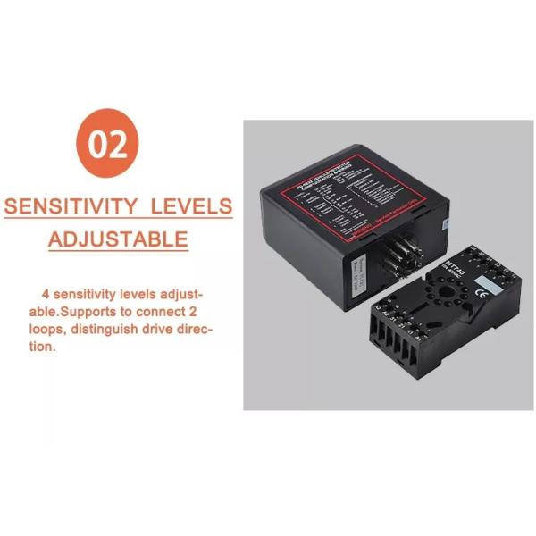 OEM Dual Channel Vehicle Loop Detector 230VAC 115VAC 24VDC/AC 12VDC/AC