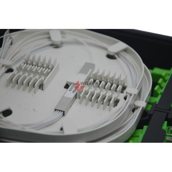 GPON FDB Inline 96 Cores PP Black 24 Ports SC Optical Fiber Splitter Access Terminal Closure