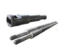 doubles vis 38CrMoALA et baril jumeaux coniques pour la vis d'extrudeuse d'ABS de PVC de pp