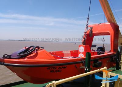 Light Weight Solas Rescue Boat , Fire Protected Lifeboat 6-16 Person Capacity