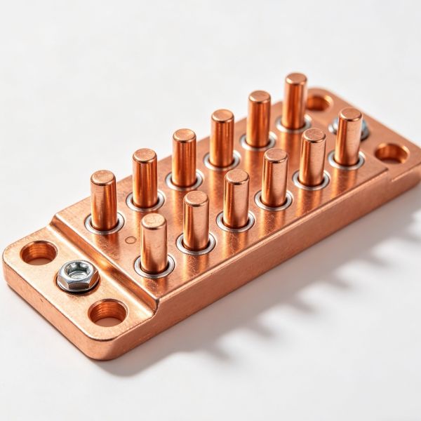 CNC Machined C11000 ETP Copper Battery Terminal Connector with Low Contact Resistance for BESS Energy Storage Systems