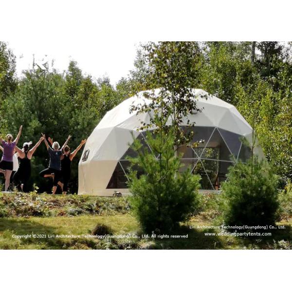 Waterproof Clear PVC Geodesic Dome House Yoga Glamping Home Tents