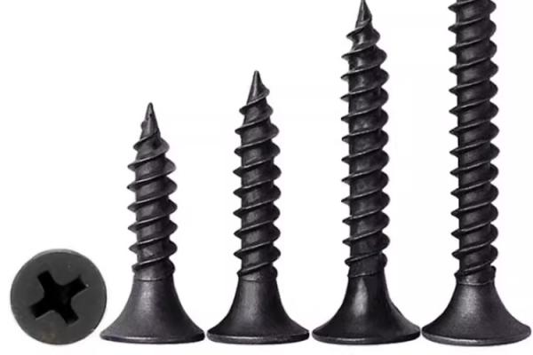 M4 M16 aço carbono para parafusos de escoamento de cabeça plana de classe 4.8 grau 8.8 preto
