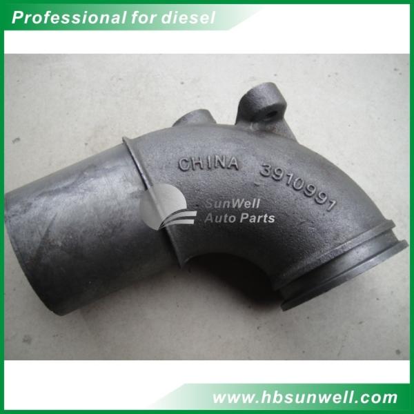 Cummins Diesel engine part 4BT 6BT DCEC Turbo Exhaust Outlet Pipe 3910991 Turbocharger Elbow