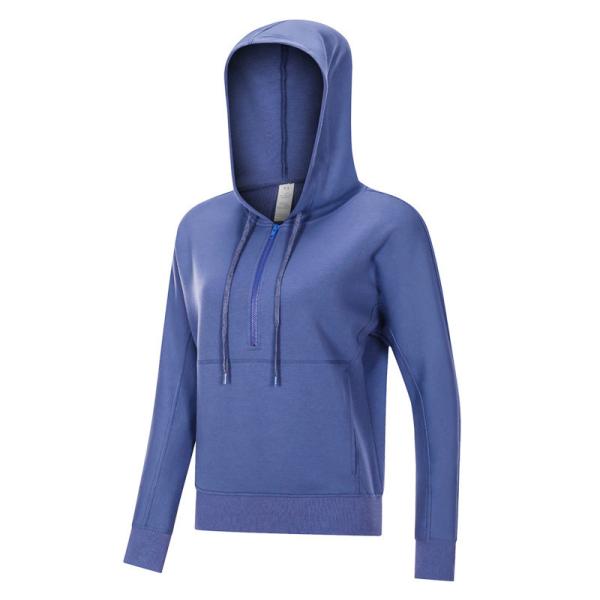As camisetas do Hoodie das mulheres do STC caem partes superiores longas ocasionais dos esportes da luva da forma do inverno