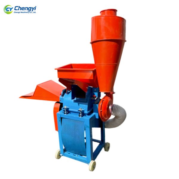 Heavy Duty Steel Chaff cutter with grinder Reliable Forage Processor Shredder Feed Use