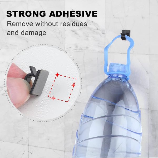 Plastic Adhesive Cable Clips Lightweight R Type Outdoor Strong Tensile Strength
