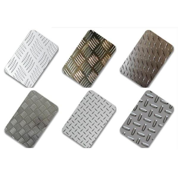 Chequered Perforated Stainless Steel 304 Plate AISI / JIS Standard