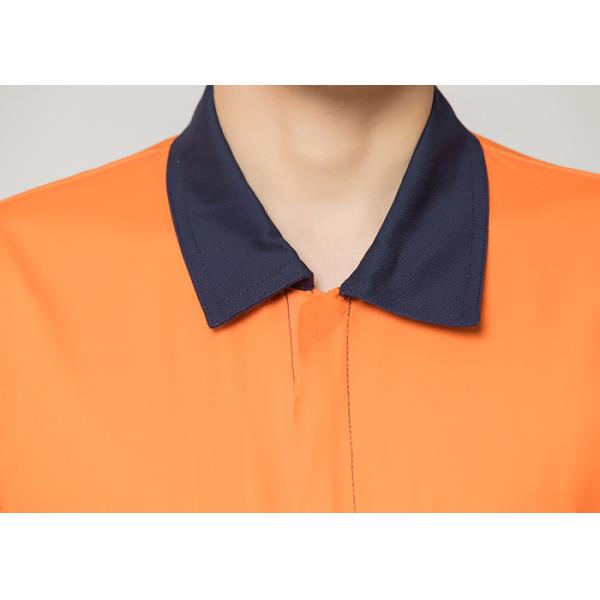 Double Stitching Safety Work Clothes High Visable Orange Jacket Bib Pants Suit