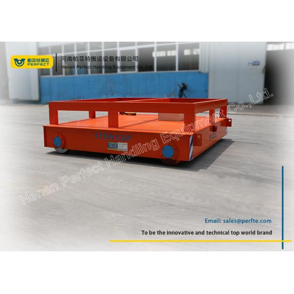 Easy Operated Electric Trailer Trolley / Battery Operated Cart Applied Steel Plant