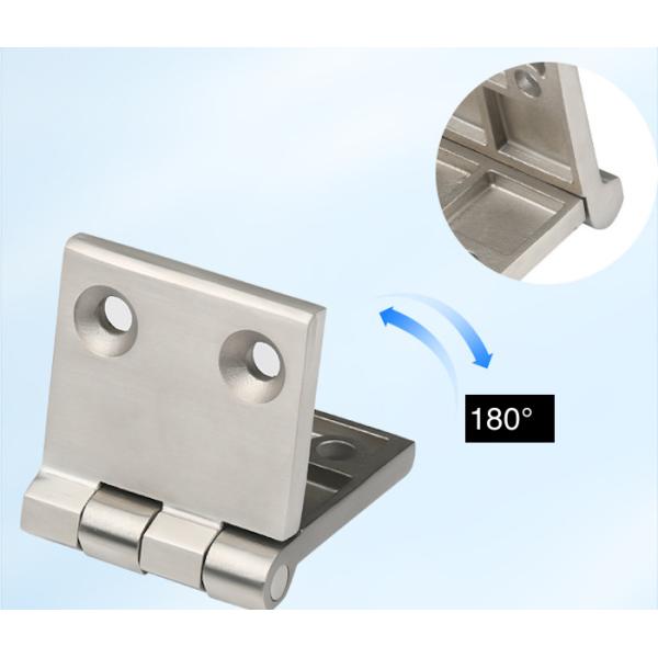 120*60*8MM Custom Metal Die Casting Large Thick Bearing Industrial Hardware Chassis Cabinet Stainless Steel Hinge