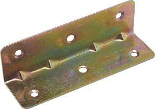 60x27mm Right Angle Metal Bracket White Yellow Galvanized Cutting Punching Stamping