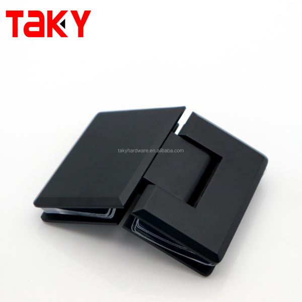 Стеклянные двери оборудование регулируемое 135 градусов стекло на стеклянный выпуклый край Душевые двери панцирь